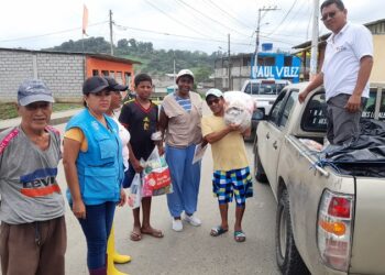 200 familias contarán con alimentos, insumos de higiene y agua segura