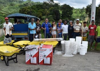 Vecinos del recinto San Vicente mejoran su dieta diaria, gracias al apoyo de CELEC EP Termoesmerladas