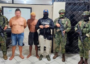 Capturados dos presuntos cabecillas de Los Tiguerones en Esmeraldas
