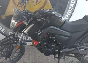 Policía recupera motocicleta reportada como robada
