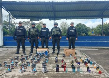 En operativos de control Policía decomisa mercadería presuntamente de contrabando