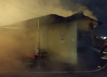Las oficinas de la Dirección de Tránsito de Quinindé fueron incendiadas
