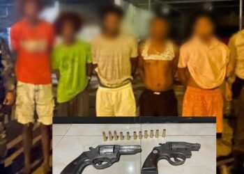 En persecución ininterrumpida Policía captura a sujetos con armas de fuego