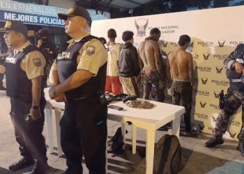 Doce presos por hechos violentos ocurridos hoy en Esmeraldas