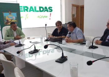 Autoridades del Consejo de la Judicatura mantuvieron reunión con el alcalde Vicko Villacís   