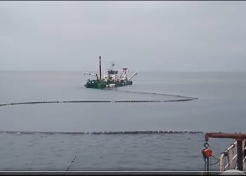 Avanzan trabajos de dragado en Autoridad portuaria