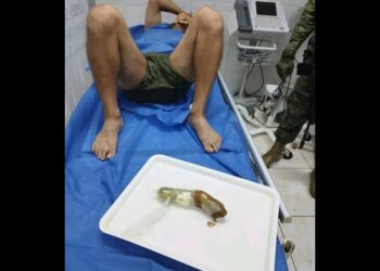En Quevedo los militares encuentran en el recto de un PPL droga, 2 anillos, una cadena de oro, dinero en efectivo y un Chip de telefonía celular