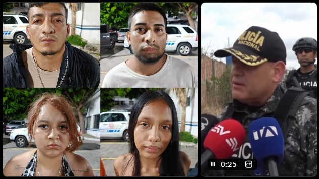 Siete extorsionadores